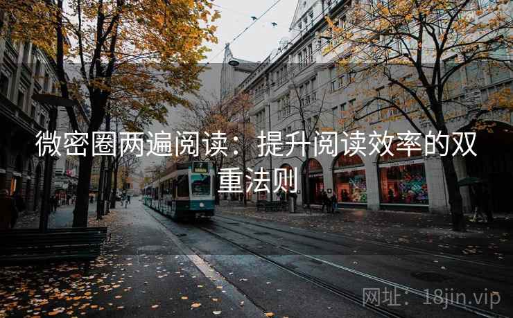 微密圈两遍阅读：提升阅读效率的双重法则